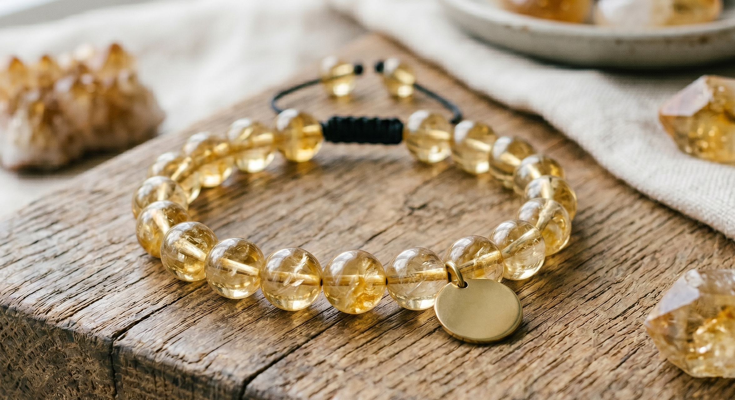 TAL Citrine Bracelet 10mm