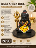 Baby Shiva Idol - Decor/Vastu/Car
