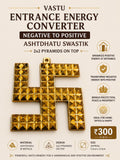 Vastu Swastik wall hanging with mini pyramids