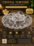 Crystal Tortoise with Tray